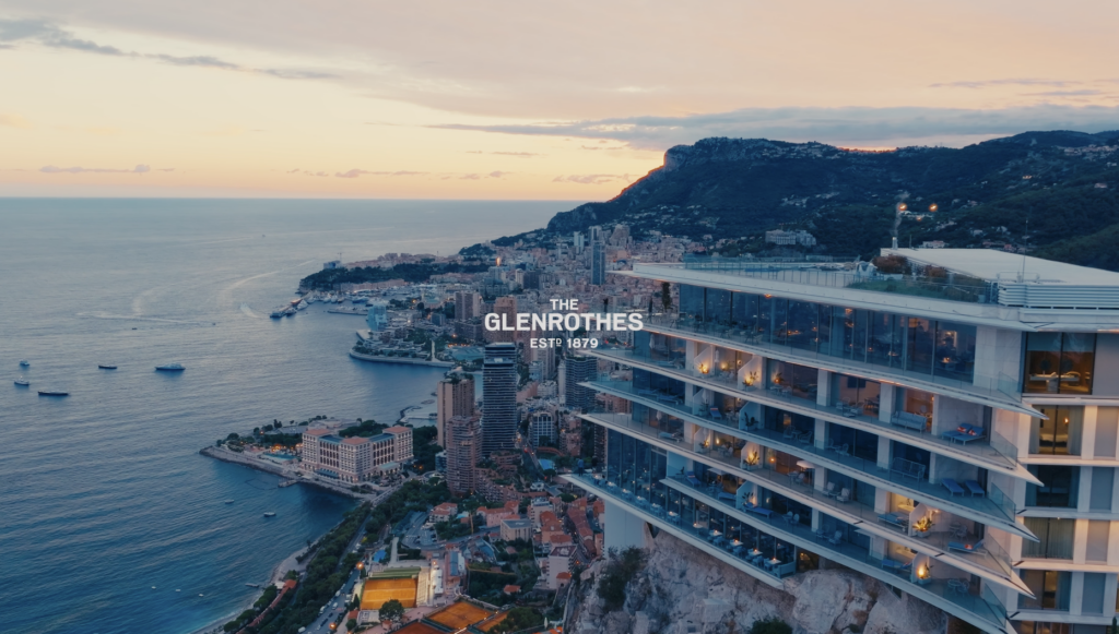 The Glenrothes Monaco - vue aérienne filmée par MiraMira Production